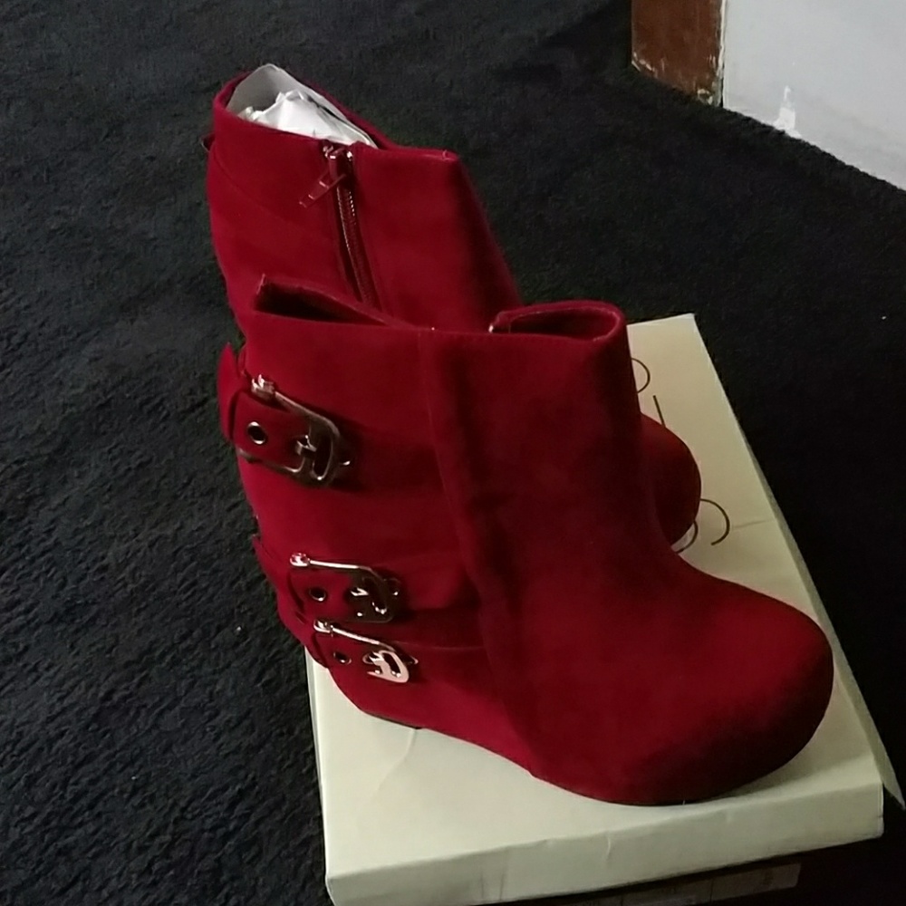 Red Boots NWOT